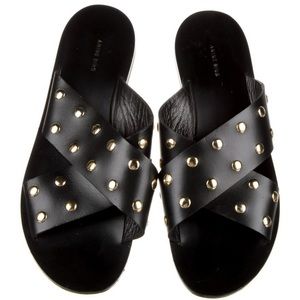 Anine Bing black stud sandles